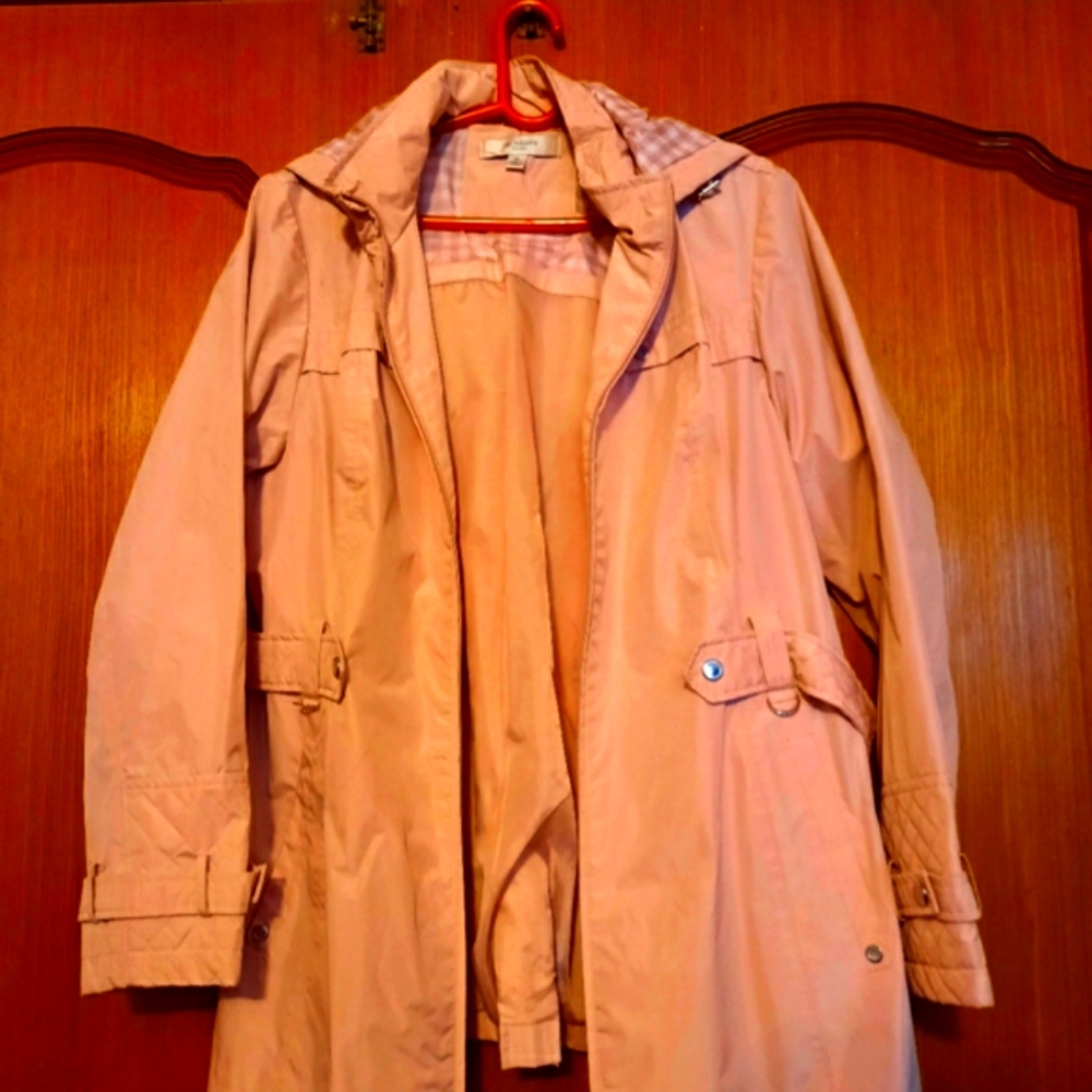 Women jacket  light, XL, pink color , worn